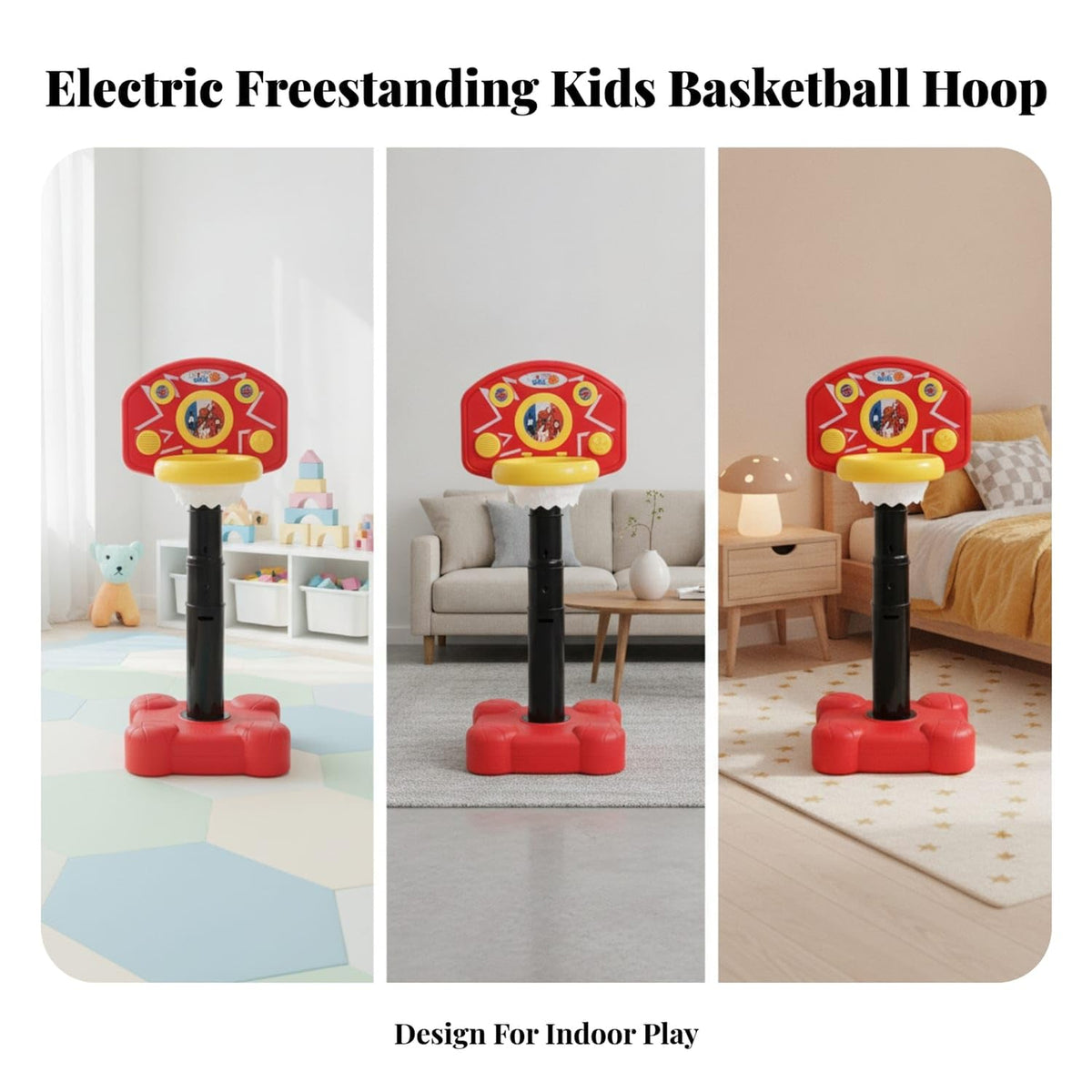 Basketball Hoop Stand with Music Assorted