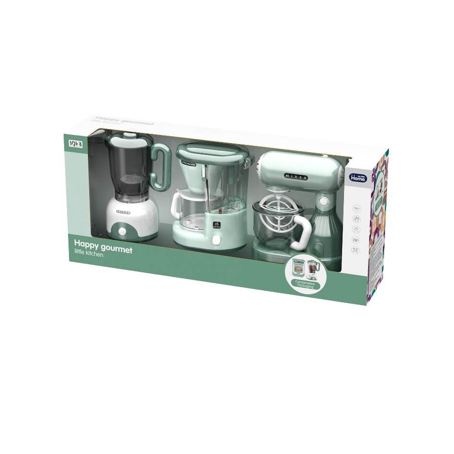Kids 3 Piece Mini Appliance Set Green