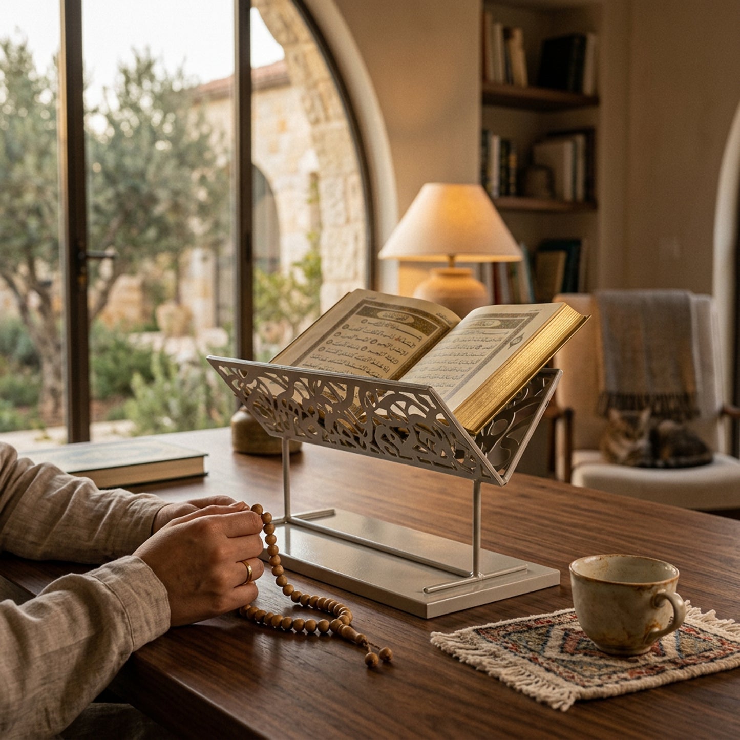 Quran Stand Beige