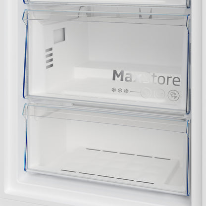 Beko 286L 60cm Upright Freezer Pearl Steel