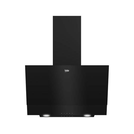Beko 60cm Glass Inclined Extractor Black