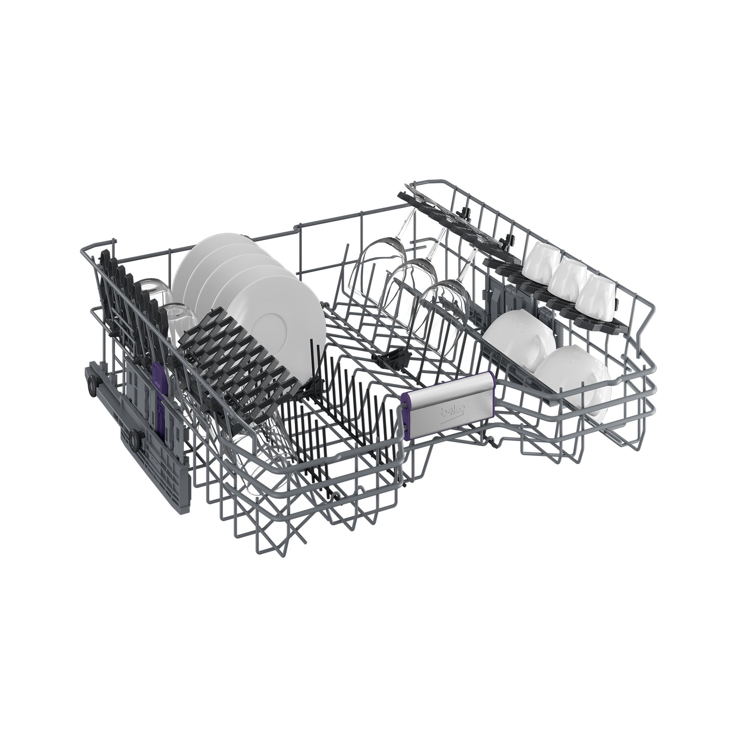 Beko 15 Place Setting Freestanding Dishwasher Inox