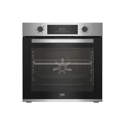 Beko Built In Electric Oven Metallic