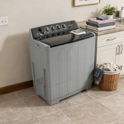 Bennett Read 24kg Twin Tub Washing Machine Grey