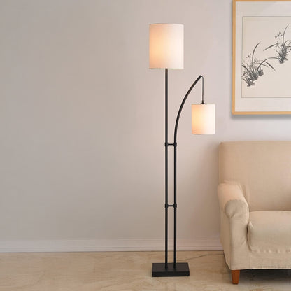 LED Floor Standing Lamp Black & White