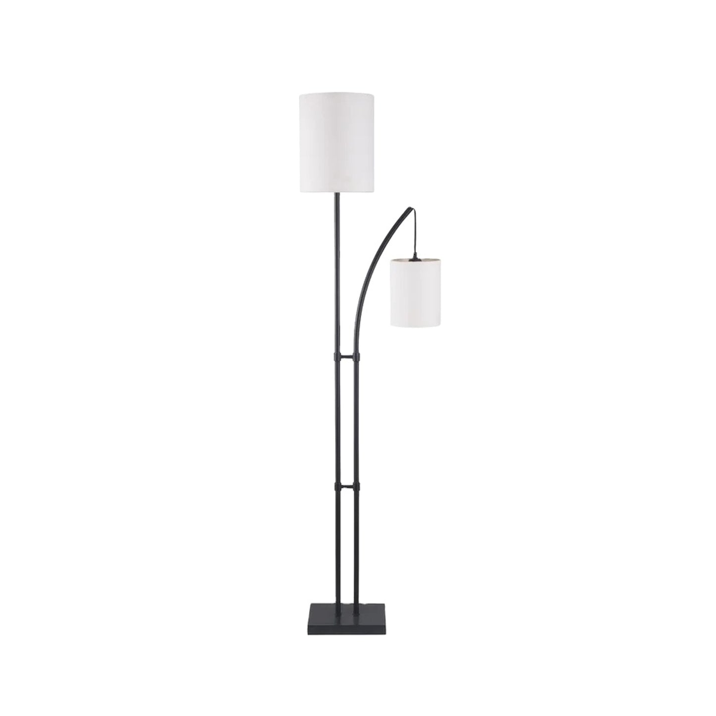 LED Floor Standing Lamp Black & White