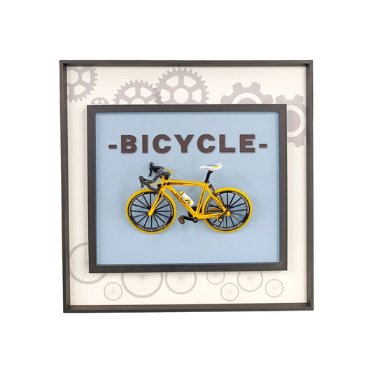 40 x 40cm Bicycle Frame Yellow
