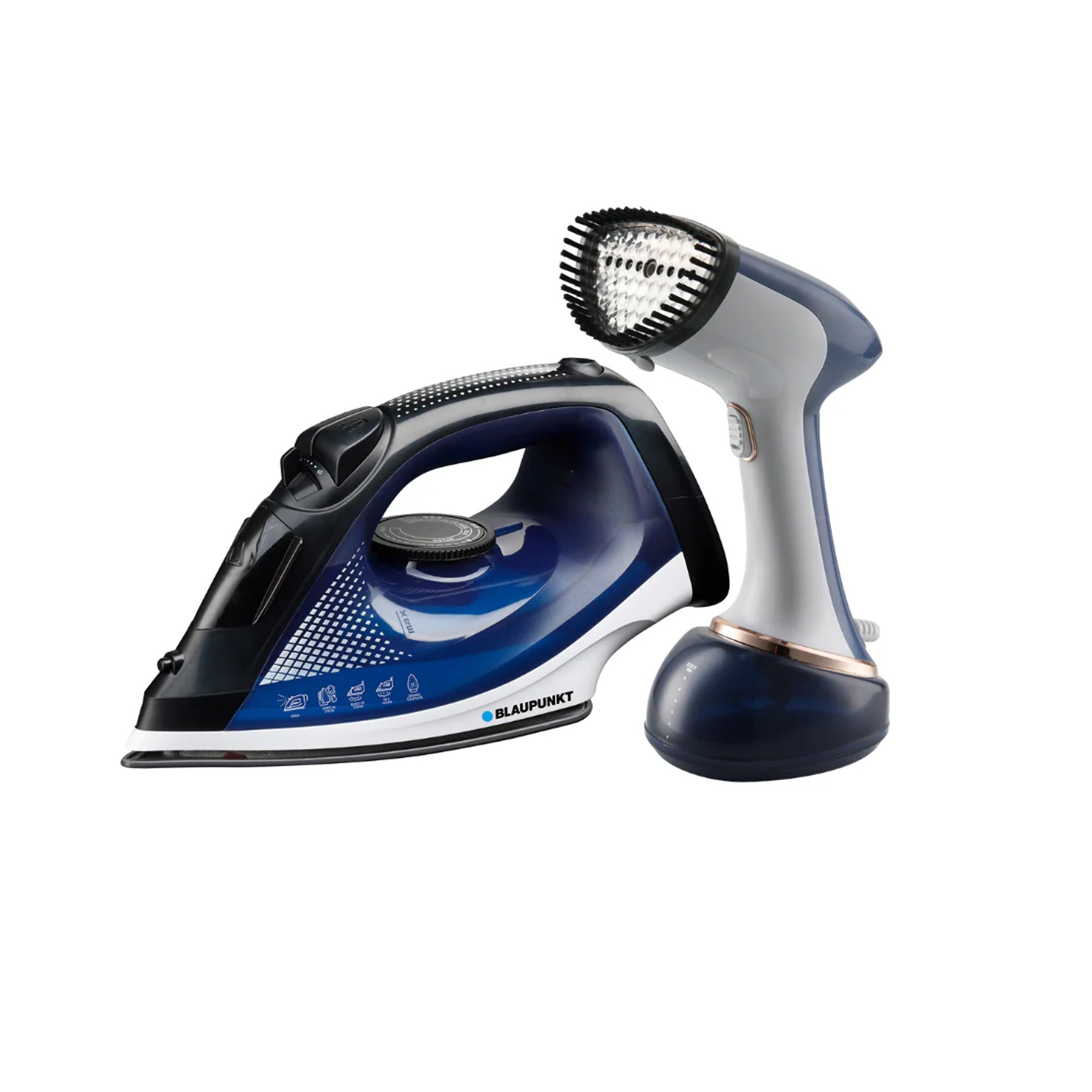 Steam Machine Blue Blaupunkt Steam Iron & Garment Steamer Combo Blue – The Culinarium