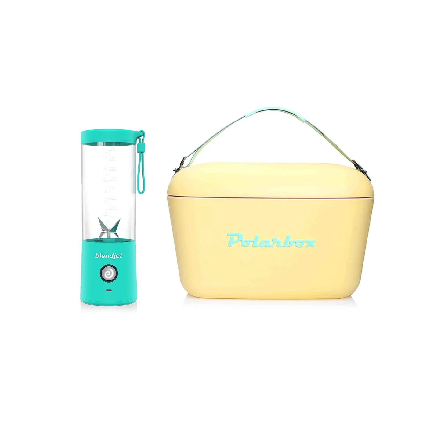 Blendjet 2 Portable Blender & 12Lt Polarbox Combo Yellow & Mint