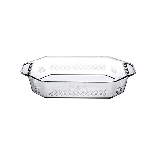 Borcam 2.7Lt Rectangular Casserole Clear