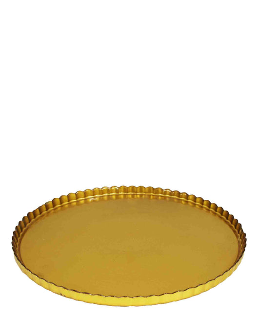 Borcam Cake Plate - Gold