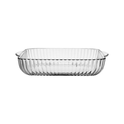 Borcam 3.2Lt Square Serving Dish Clear