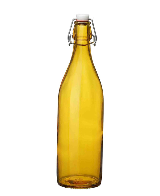 Bormioli 1Lt Rocco Giara Water Bottle - Yellow