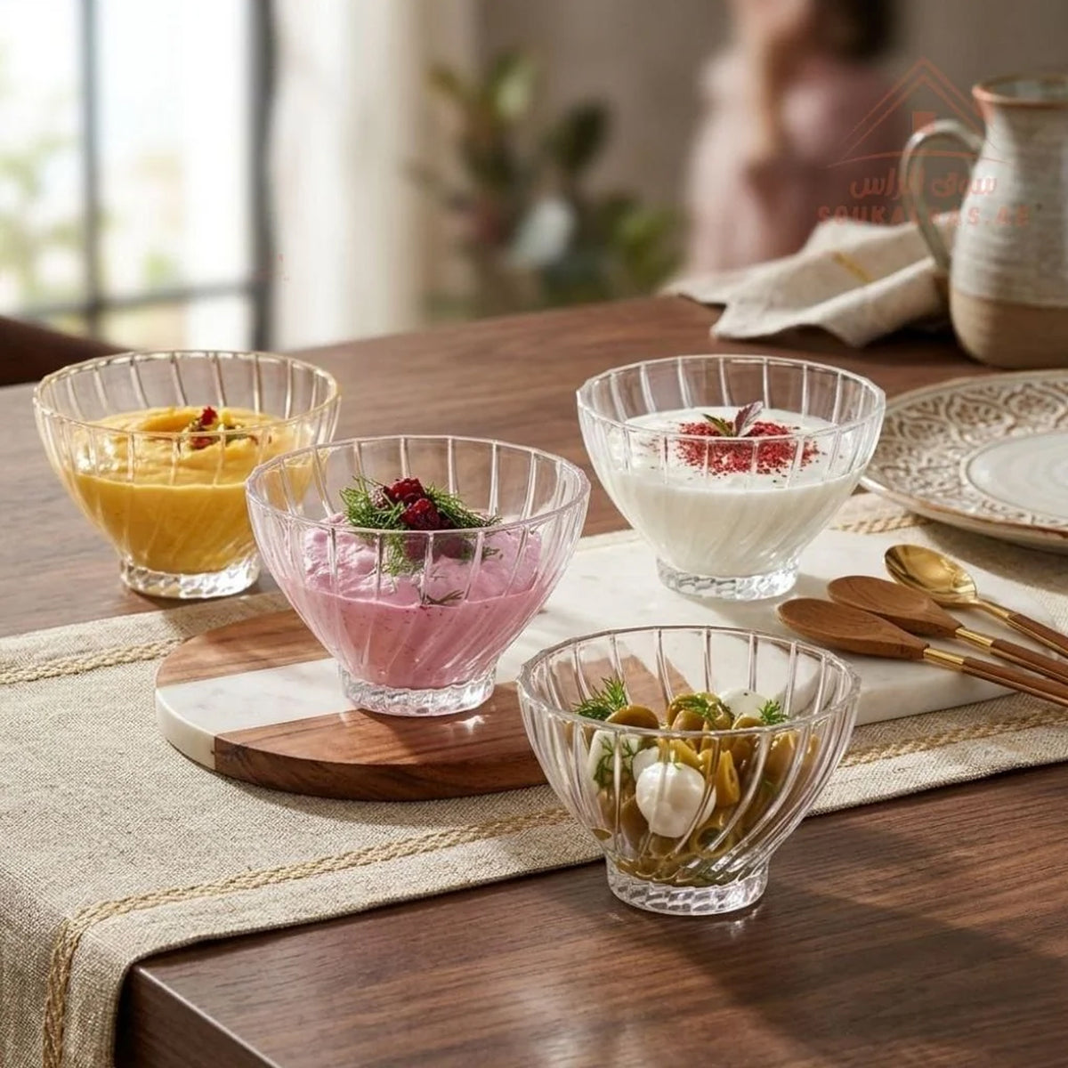 Pasabahce Bouquet 195ml Glass Bowl Set of 6