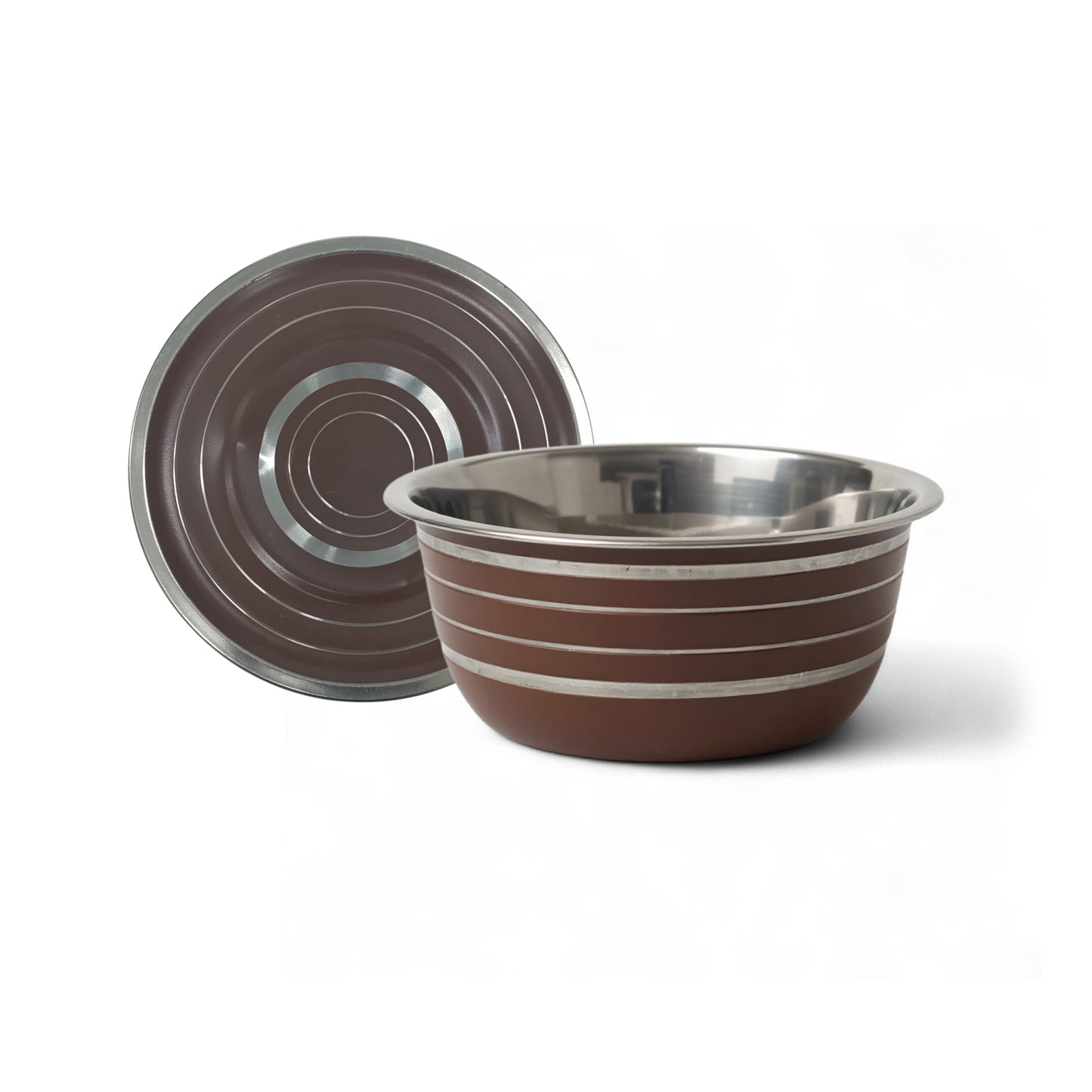 Kitchen Life 20cm Stainless Steel Bowl Brown