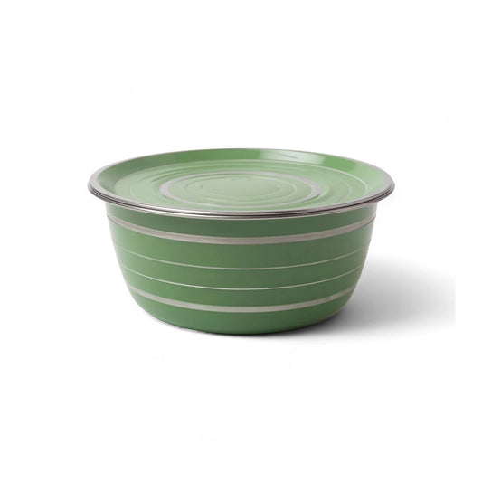 Kitchen Life 18cm Stainless Steel Bowl Green