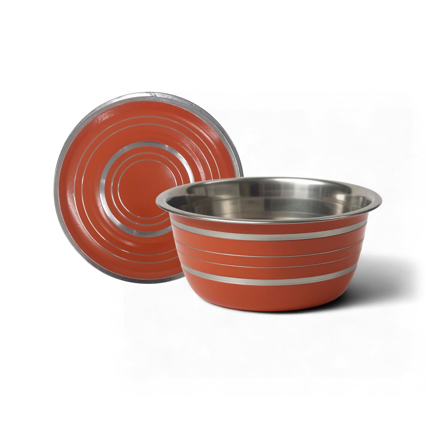 Kitchen Life 24cm Stainless Steel Bowl Orange