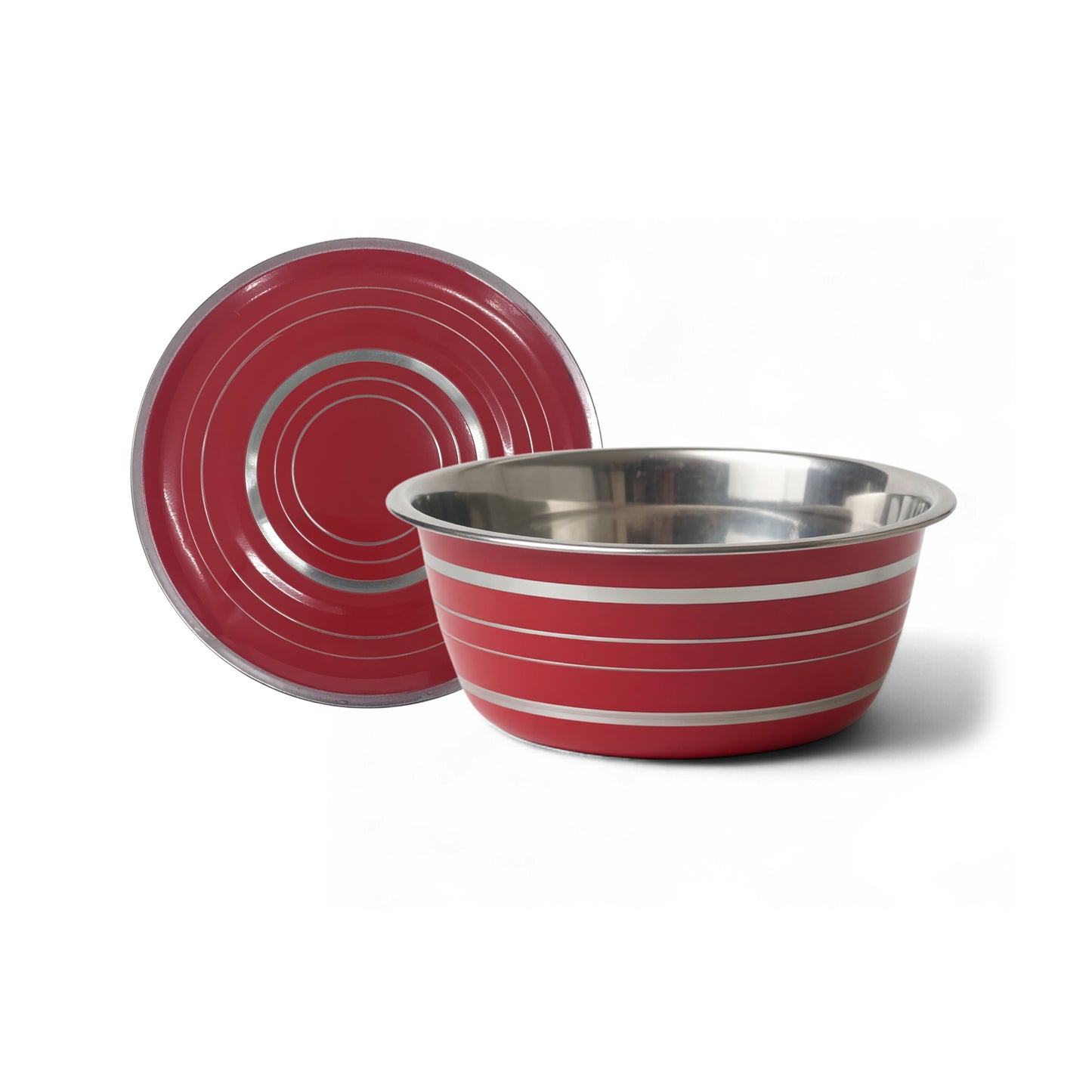 Kitchen Life 22cm Stainless Steel Bowl Red
