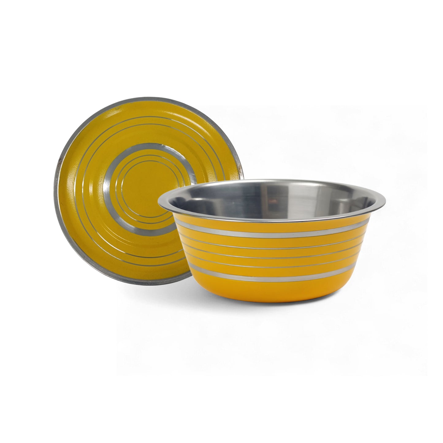 Kitchen Life 30cm Stainless Steel Bowl Yellow