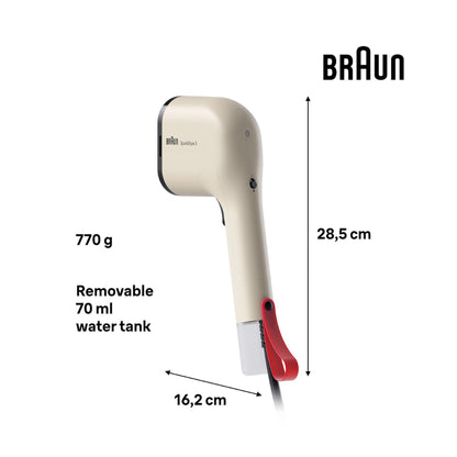 Braun QuickStyle 3 1100W Garment Steamer Beige