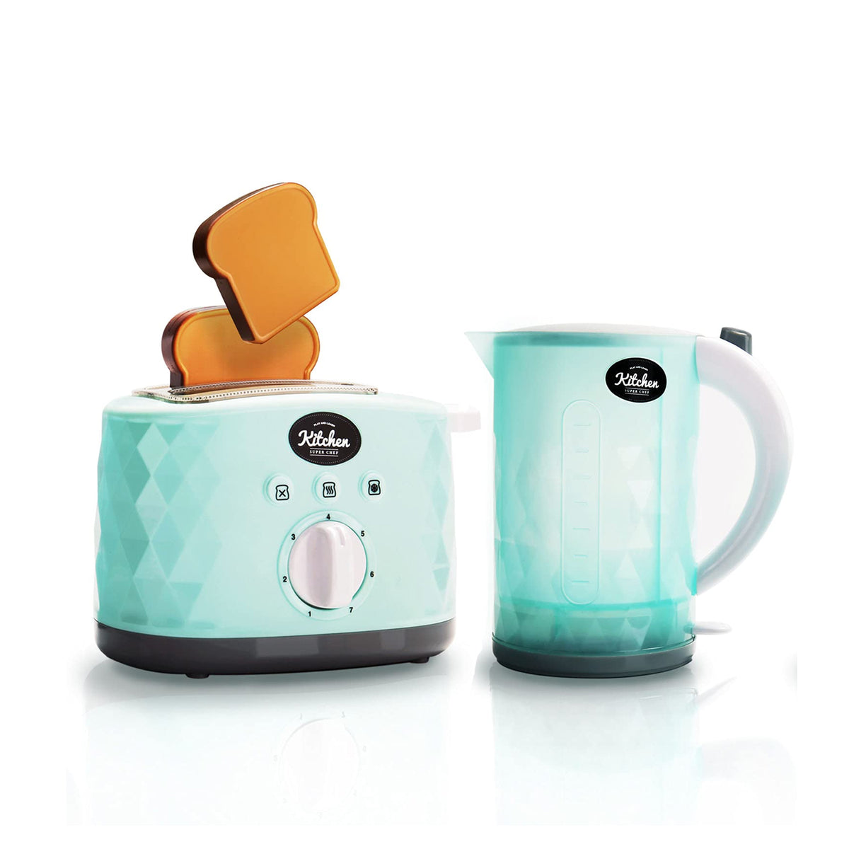 Breakfast Toaster & Kettle Play Set Mint Green