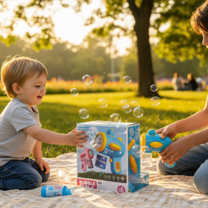 Bubble Gun Blue & Yellow