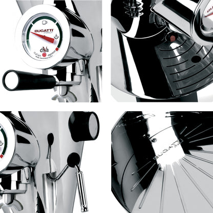 Bugatti Diva Espresso Coffee Machine Steel