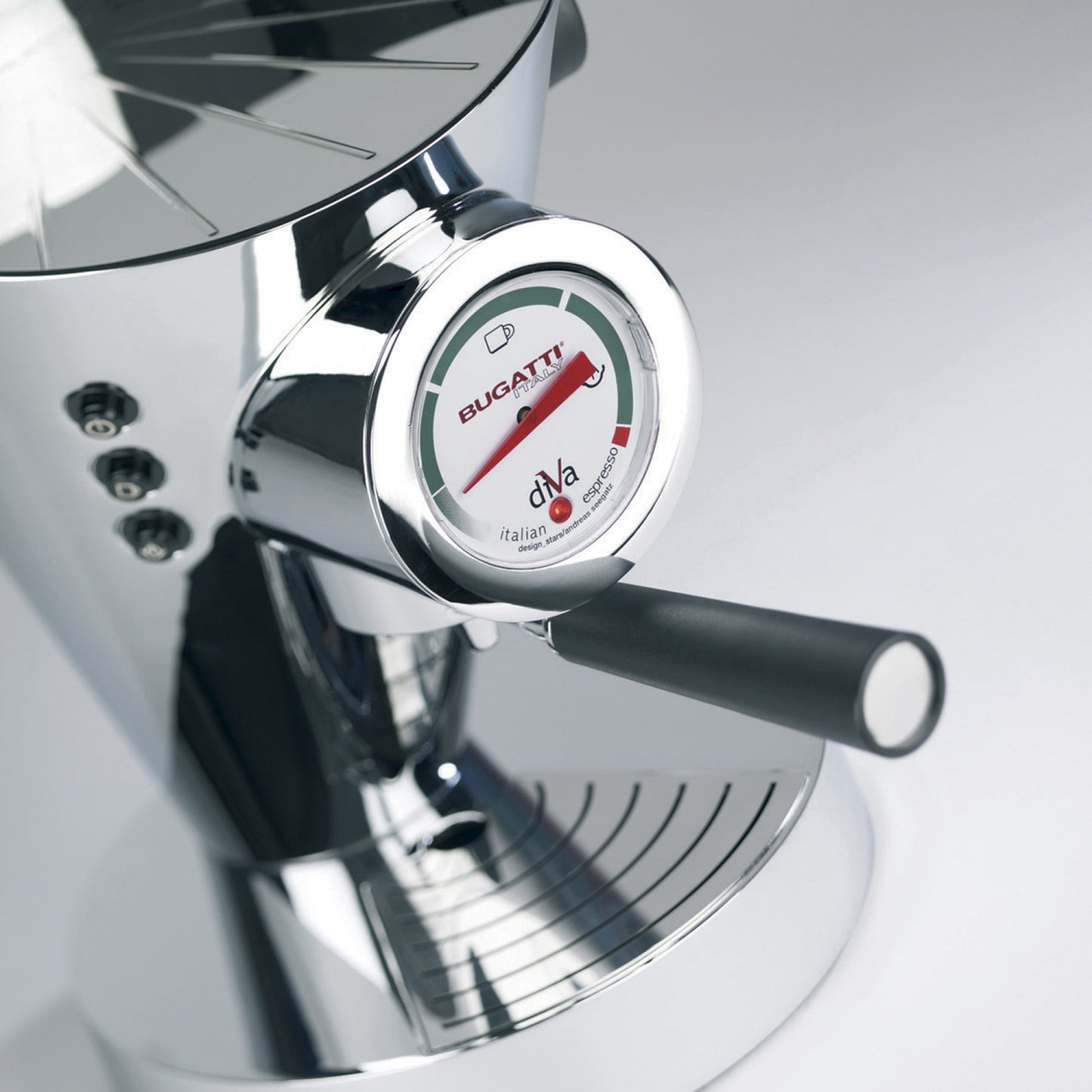 Bugatti Diva Espresso Coffee Machine Steel