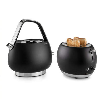Bugatti Jackie Kettle & Romeo Toaster Combo Black