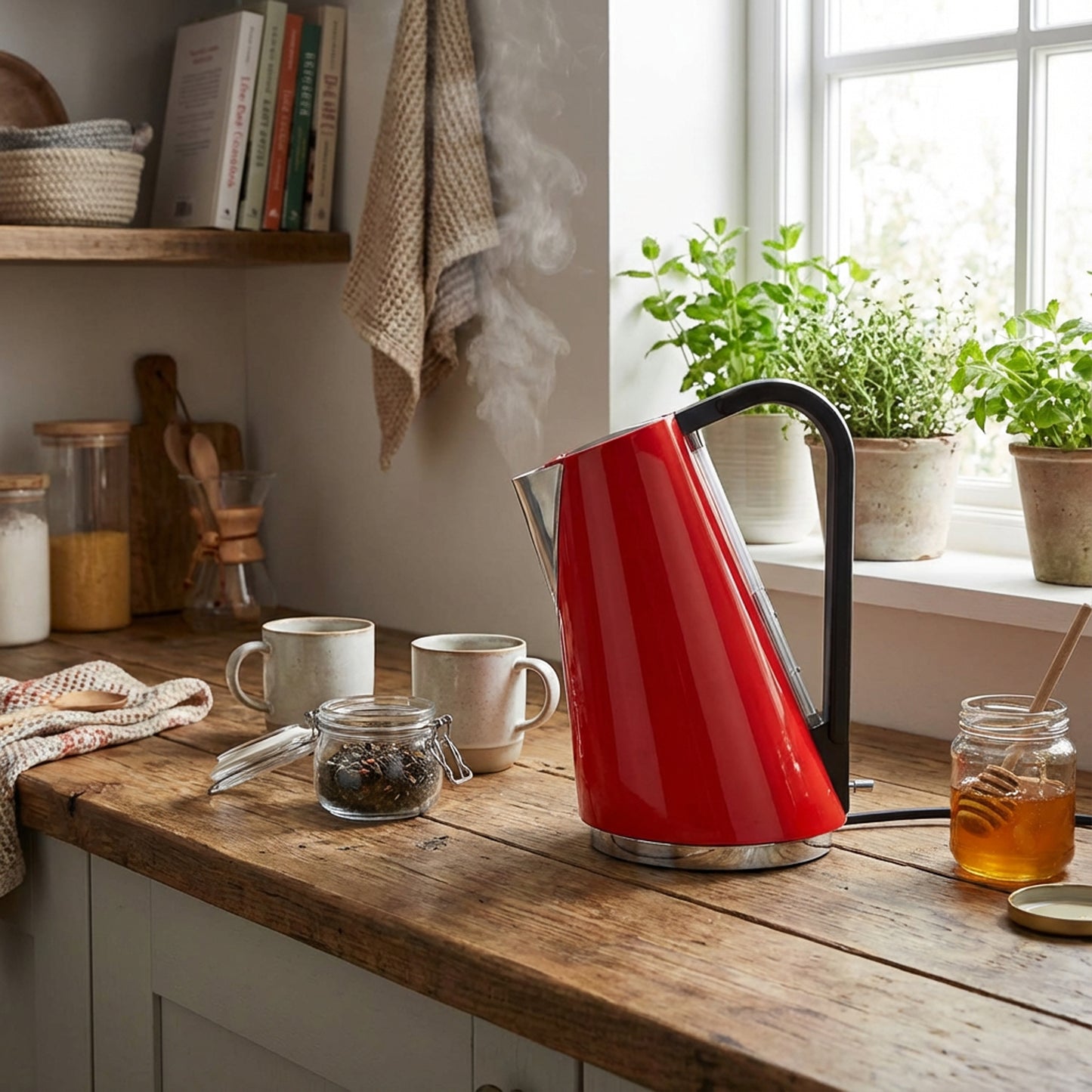Bugatti Vera Easy Electric Kettle Red