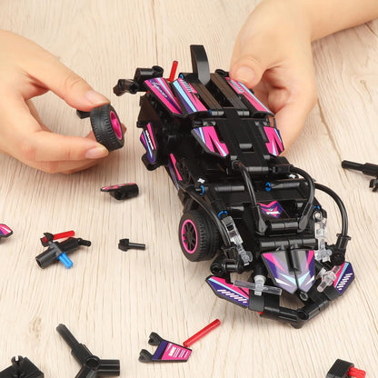 RC 323 Piece Car Building Block Set Multicoloured