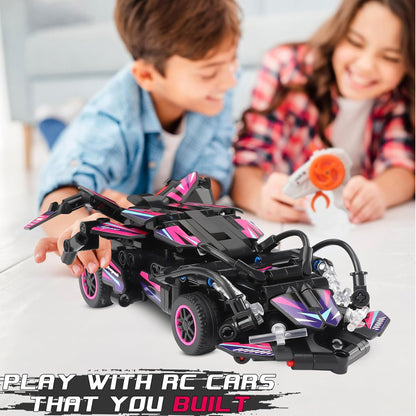 RC 323 Piece Car Building Block Set Multicoloured