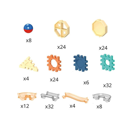 182 Piece Kids Building Blocks Set