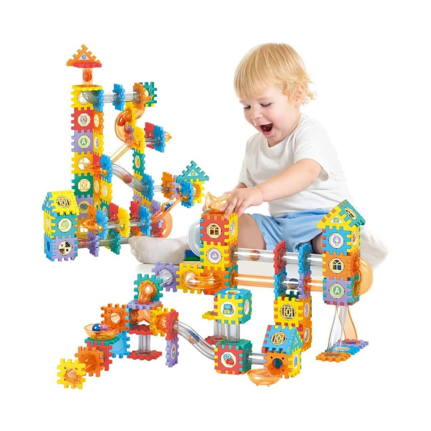 182 Piece Kids Building Blocks Set