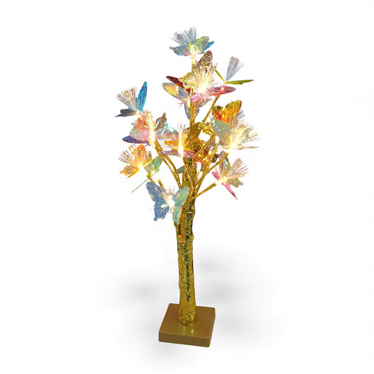 60cm Butterfly Design LED Tree Multicoloured