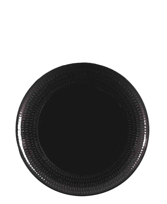 Chaka Chaka Homeware Rice Dinner Plate - Black