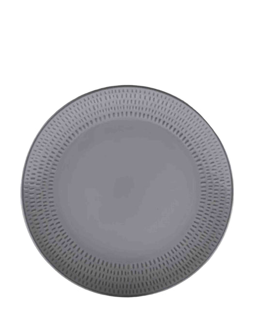 Chaka Chaka Homeware Rice Dinner Plate - Grey