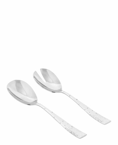 Chaka Chaka Homeware Billy Salad Server - Silver