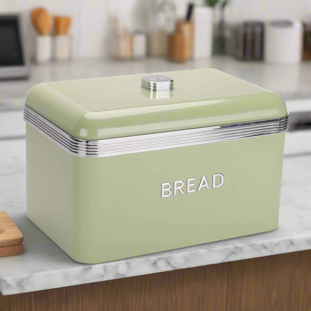 CH Retro Deluxe Bread Bin Green