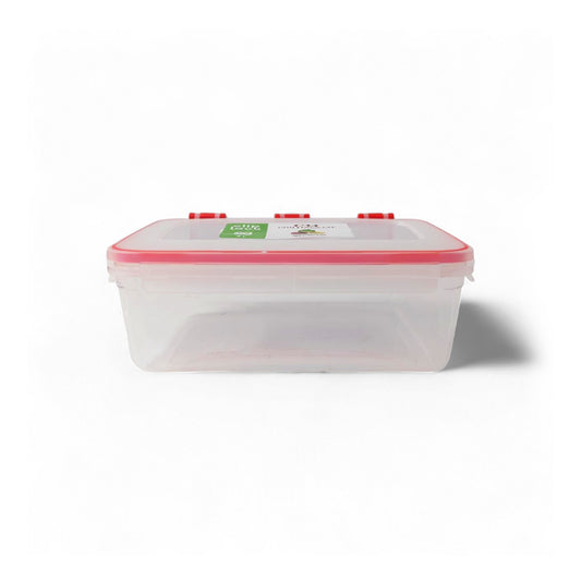 CH Wilko 2Lt Clip Lock Rectangular Container Red