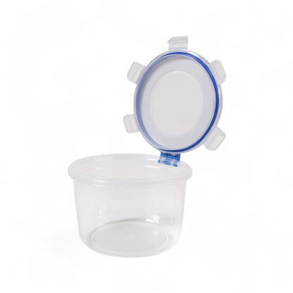 CH Wilko 1100ml Clip Lock Lunch Plus Container Clear & Blue