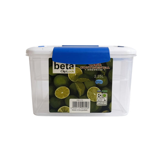 CH 2250ml Click N Lock Lunch Plus Container Clear