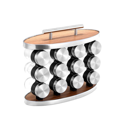 CH 12 Piece Oval Spice Jar Set