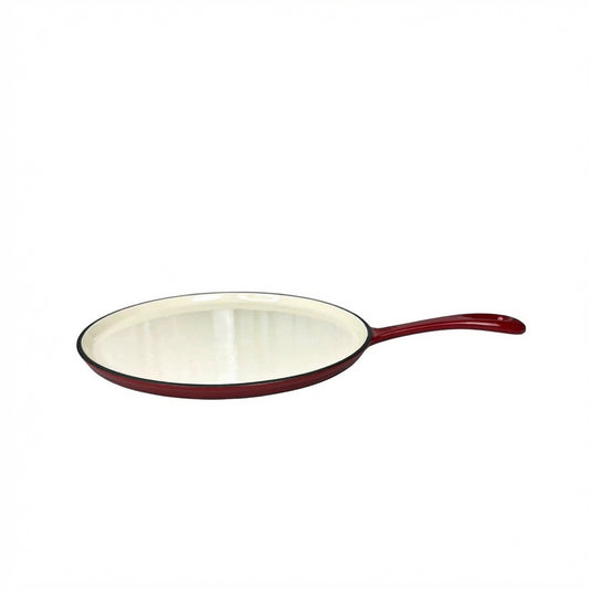 CH 27cm Cast Iron Tawa Red