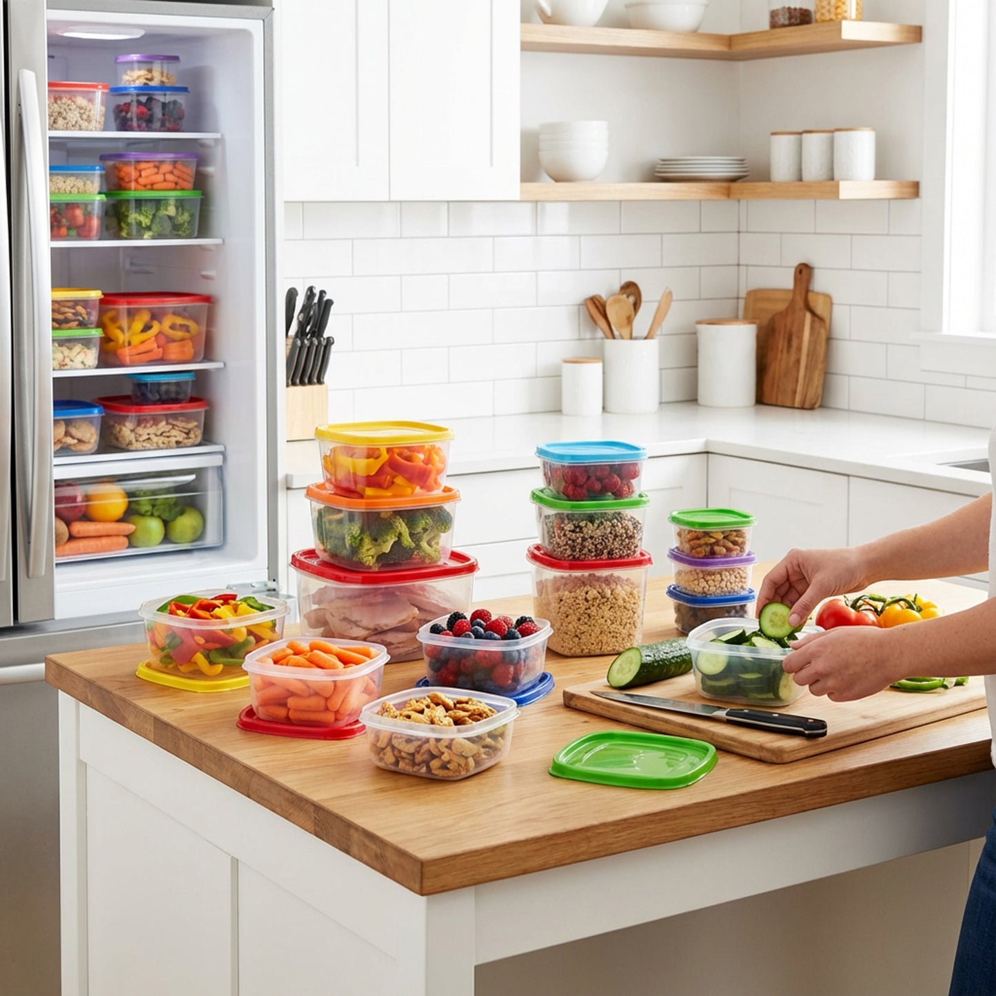42 Piece Container Set Multicoloured