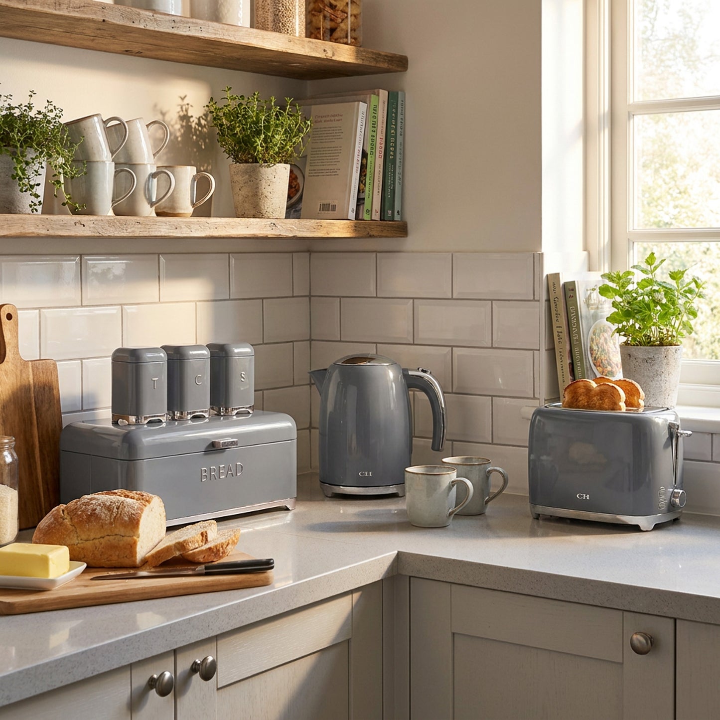 CH 6 Piece Breakfast Combo Grey