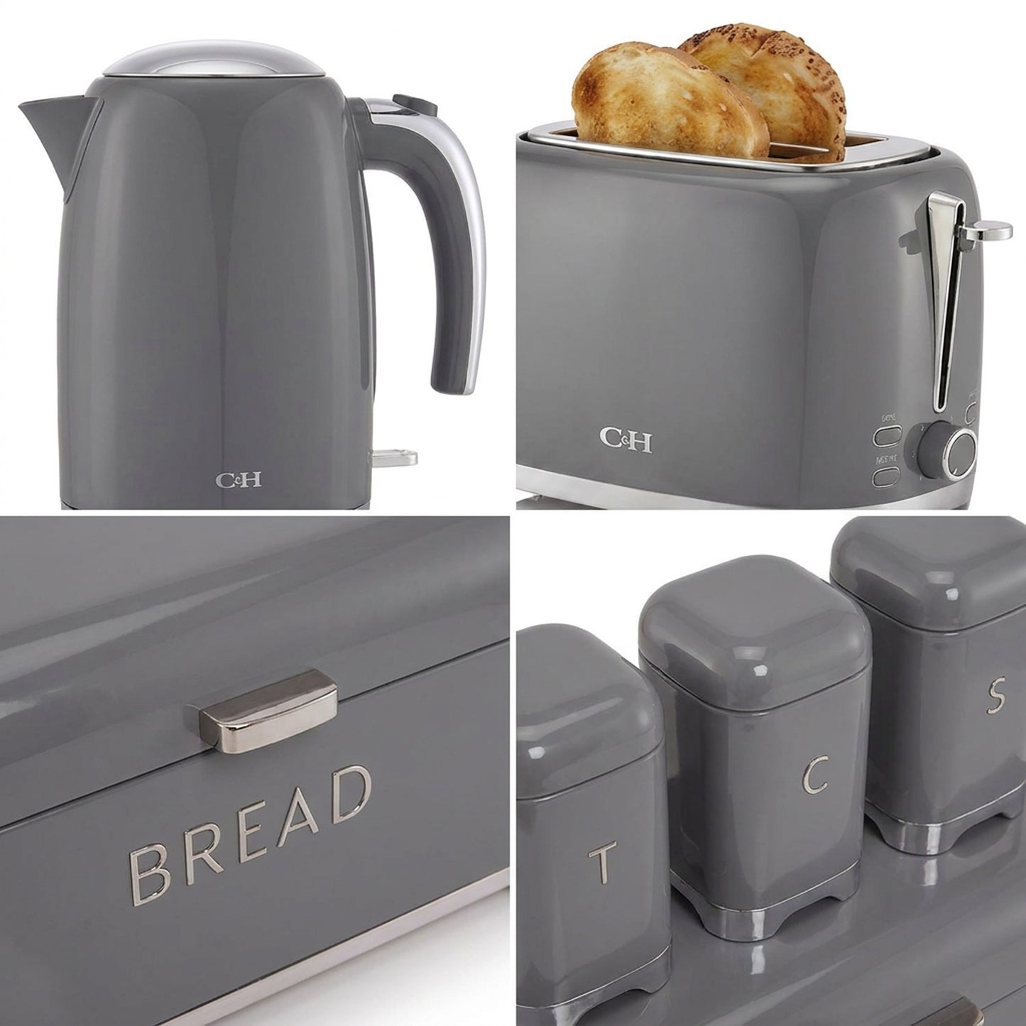 CH 6 Piece Breakfast Combo Grey
