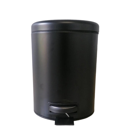 CH 5Lt Dome Pedal Bin Black