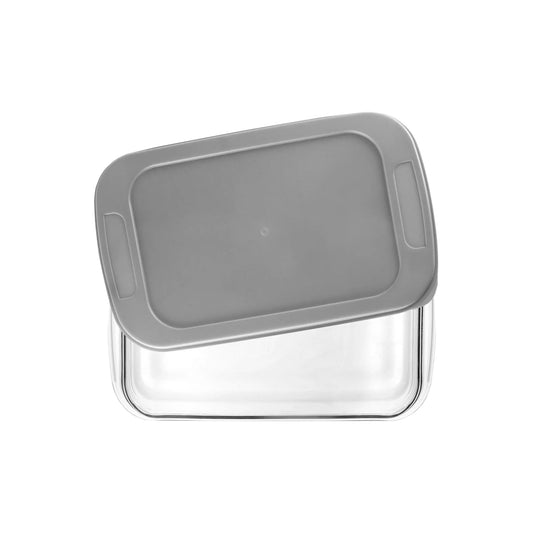 CH 3Lt Rectangular Glass Casserole Grey
