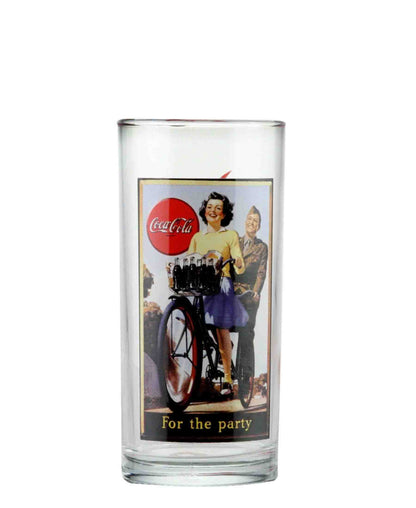 Izmir Collection Retro Vintage 290ml Coca Cola Tumbler - Clear